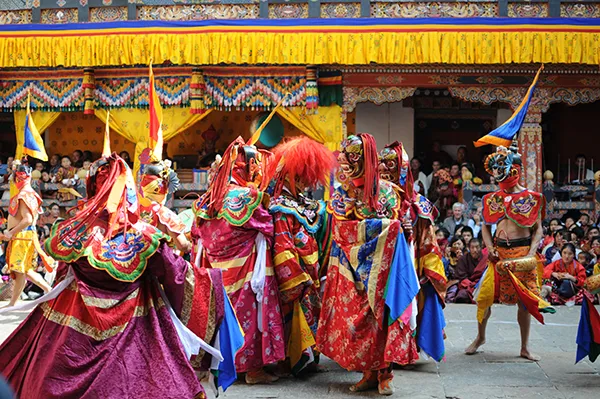 Experience the Vibrant Colors of Bhutanese Festivals